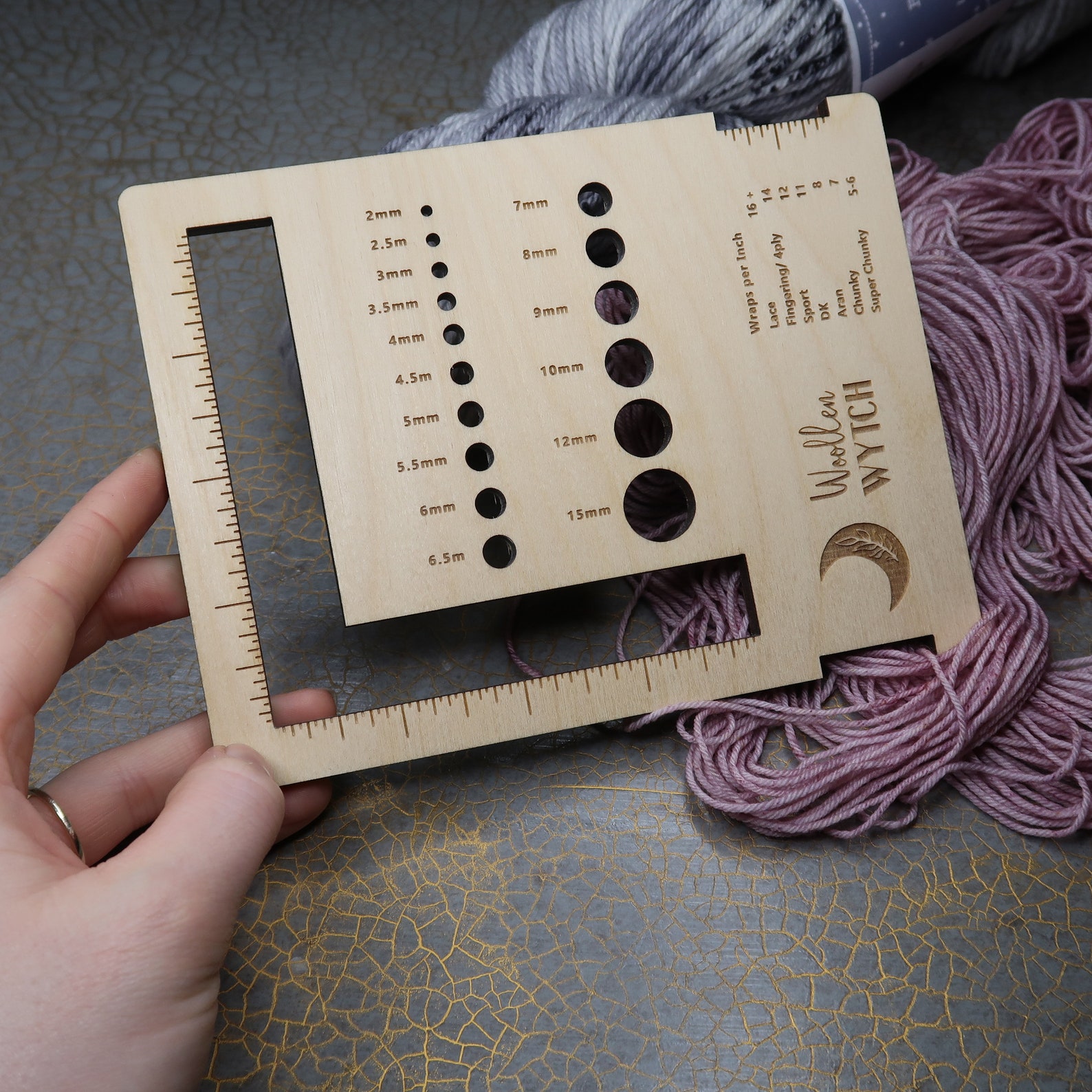 Knitting Gauge Tool Knitters gift All in One tool Etsy