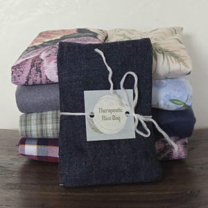 Therapeutic Rice Bags with Removable Washable Covers