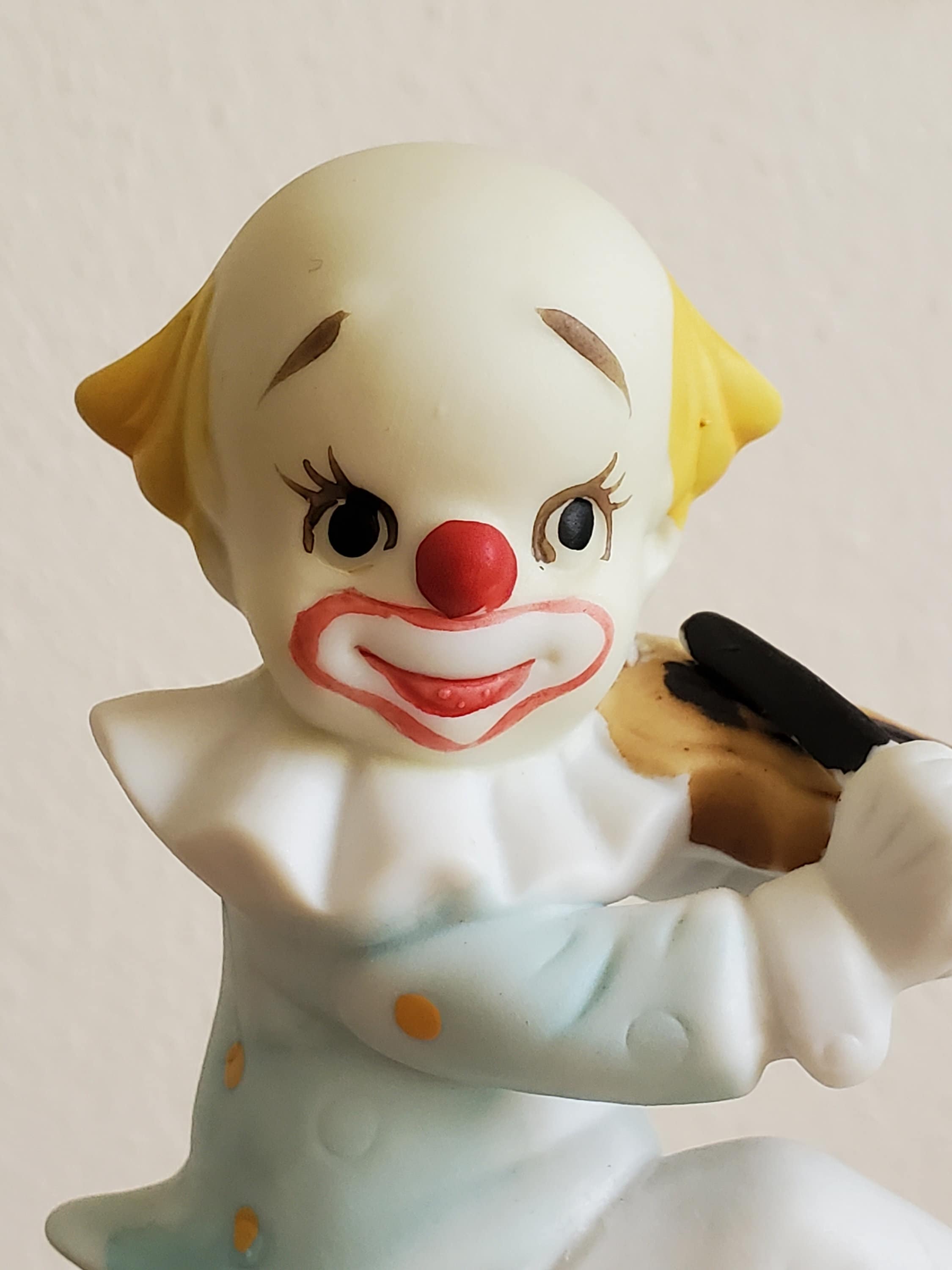 Rotating Clown Music Box Plays It's a Small World After All