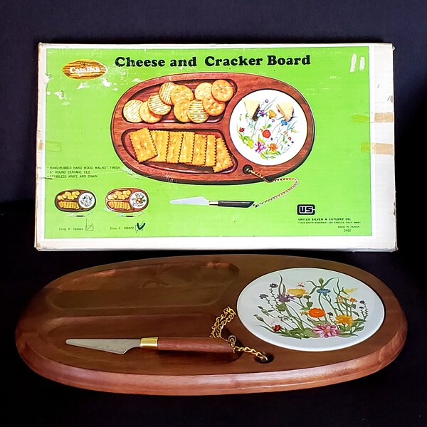 Cheese Cracker Tray Etsy