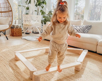 KIMBOO™ Balance Beams made in CANADA - Gymnastic Beams - Balance Toy for Kids - Wooden Balance Beam