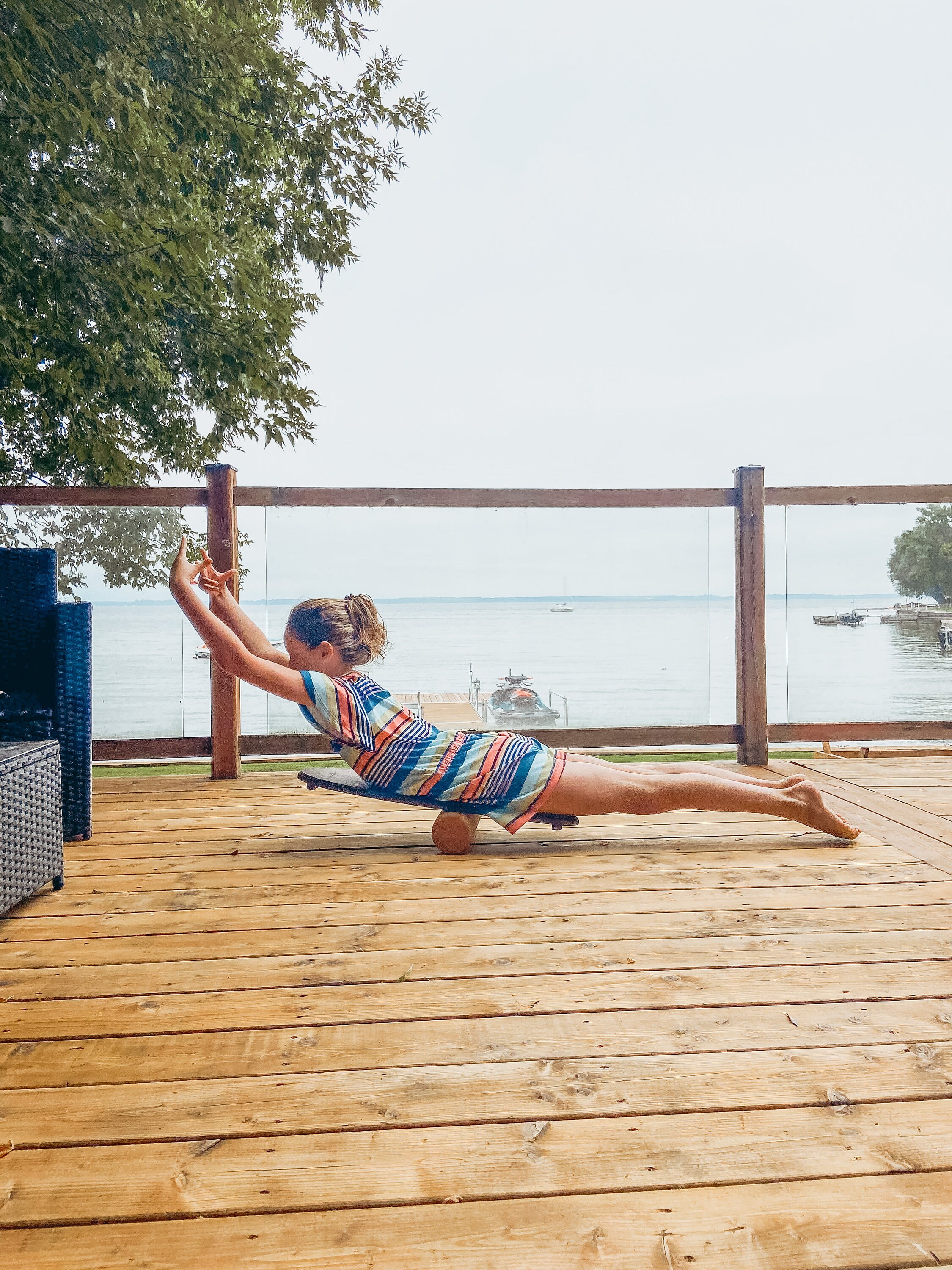 KIMBOO™ Surf Balance Board With Roller Planche D'Équilibre Skateboard