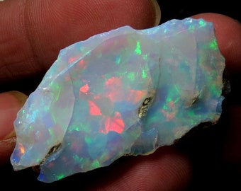 51 Cts Natural Ethiopian Multi Color Opal Rough Wholesale Lot Gemstones
