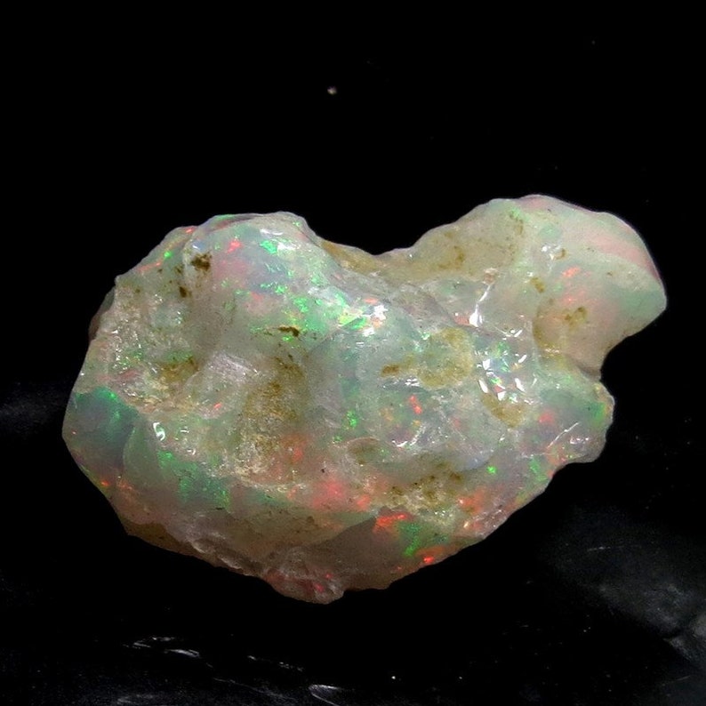 Quality Natural Ethiopian Fire Opal Rough Multi Color Opal Rough Rare Quality Rough Stone Size 33x19x14 MM 44.4 Cts 100/% AAA+