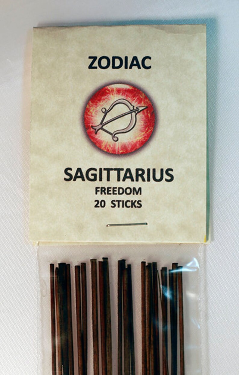 Zodiac Stick Incense Set 12 X 20 Stick Pack Aries Etsy