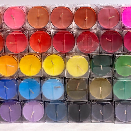 Any 6 of 5 Pack Unscented Soy Tea Light Candles Etsy