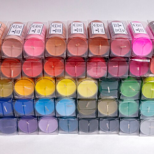 Any 6 of 5 Pack Unscented Soy Tea Light Candles Etsy