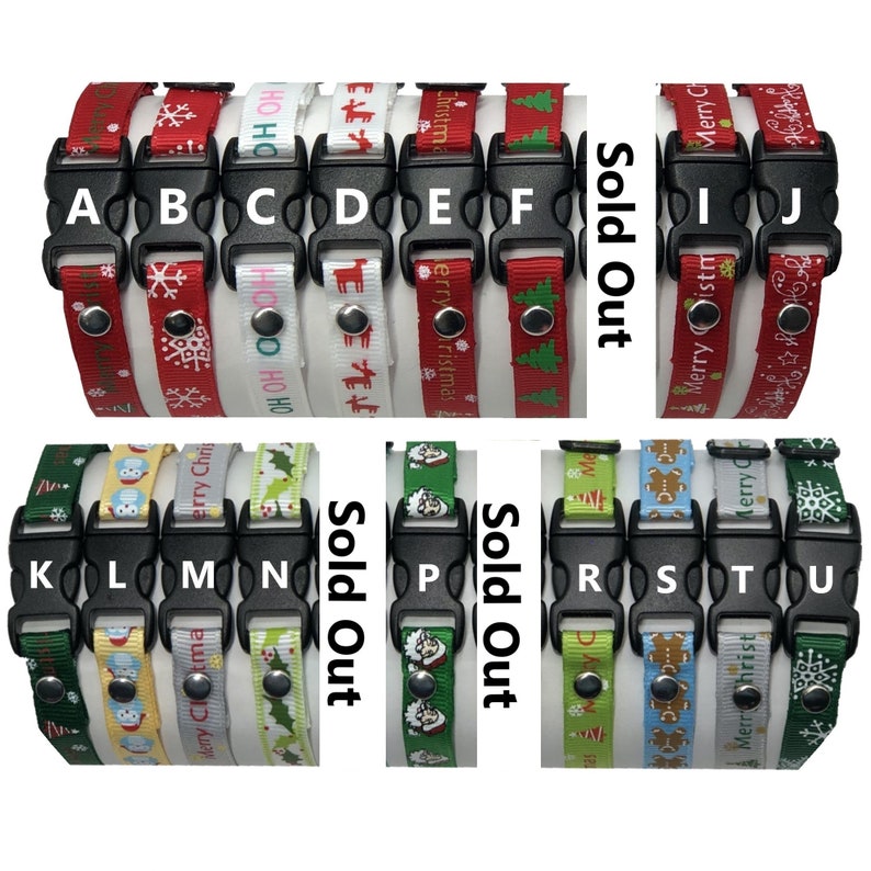 Whelping Collar Packs Puppy ID Collars Choice of Festive Etsy