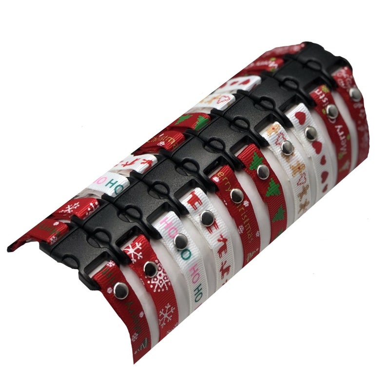 Whelping Collar Packs Puppy ID Collars Choice of Festive Etsy