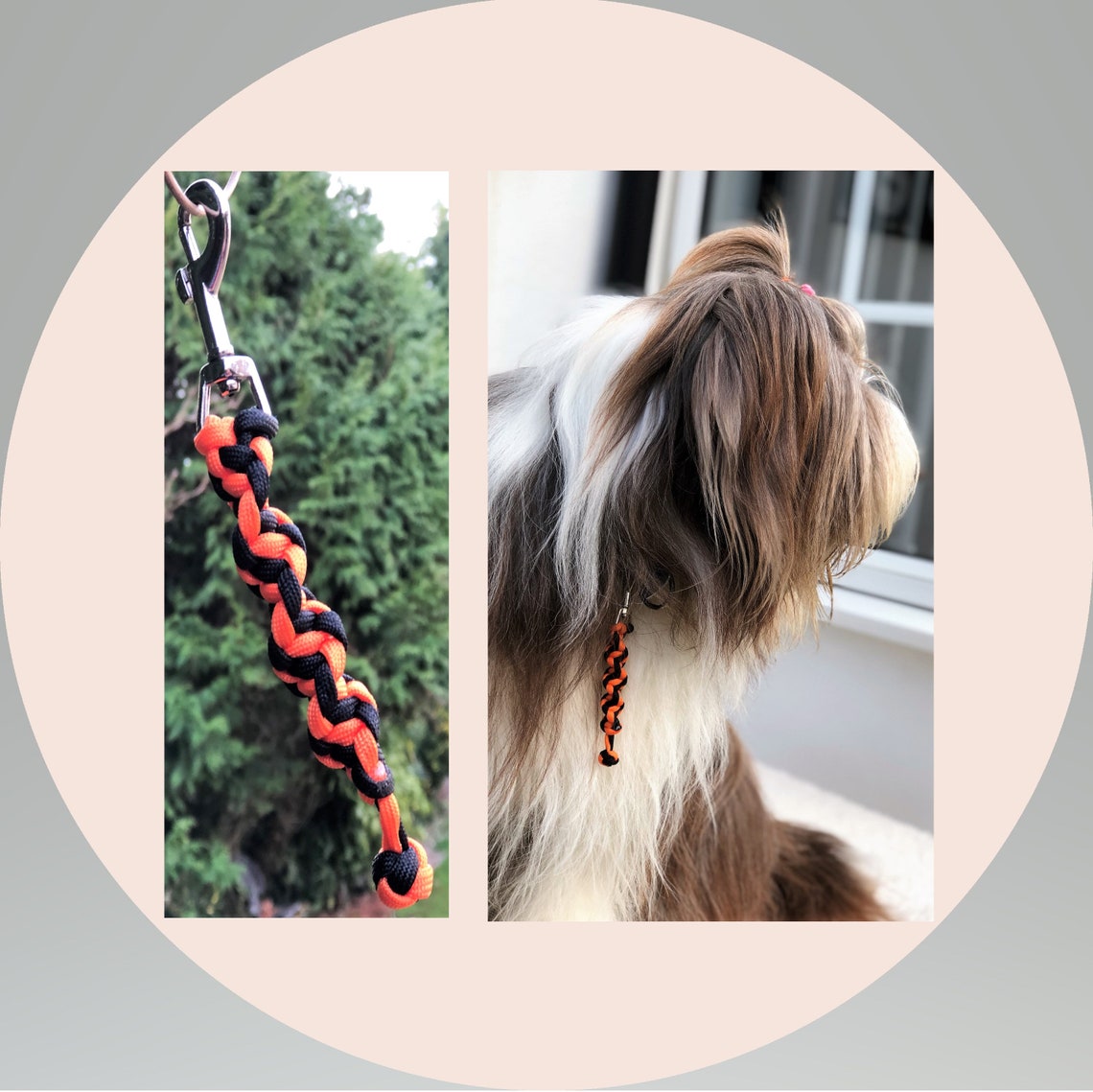 Striped Dog 'Grab Tag' dog training tab dog Etsy