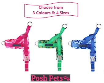 Dog Harness | No-Pull Dog Harness | Adjustable Camo Print Dog Harness | Quick-Fit Padded Dog Harness | Posh Pets Reflective Puppy Harness