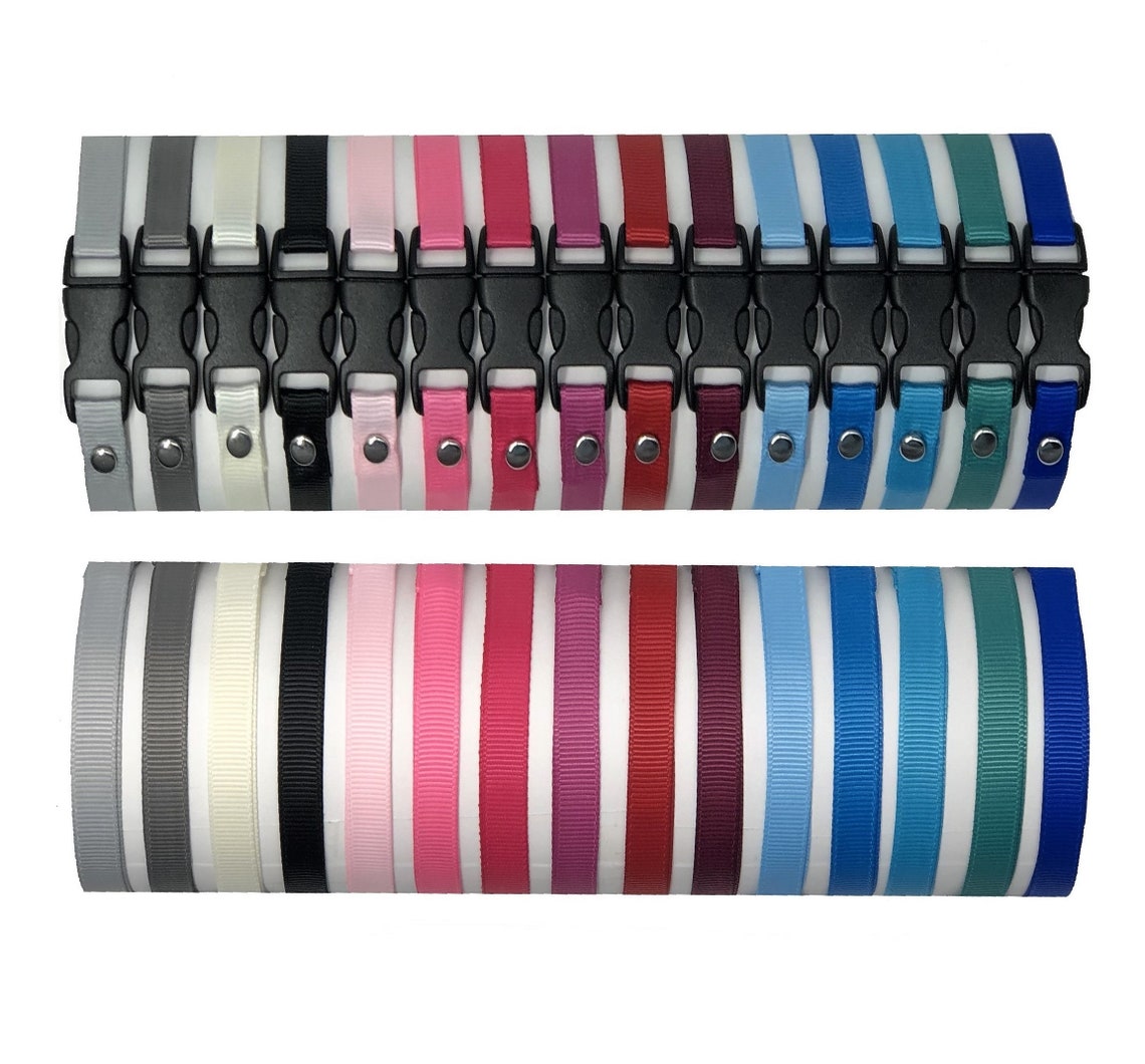 Whelping Collar Packs Puppy ID Collars Choice of Colours Etsy UK