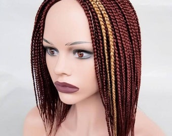 Short Box Braids Etsy