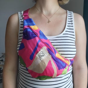 Sac banane rose