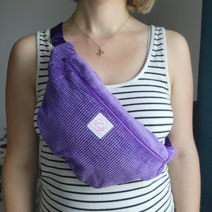 Sac banane mauve