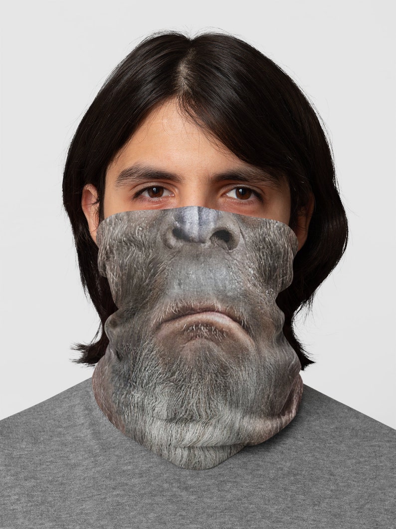 Sasquatch Neck Gaiter Face Mask Tube Mask Multi Function | Etsy