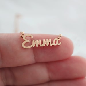 Personalized name necklace Friendship necklace Silver custom couple initial jewelry Rosegold Monogram necklace for her family gift for women