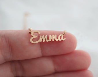 Personalized name necklace Friendship necklace Silver custom couple initial jewelry Rosegold Monogram necklace for her family gift for women