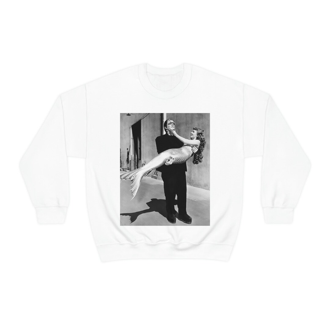 Sweat-shirt Unisexe Frankenstein Mariée - Design Vintage Halloween - Taille XS à 7XL - Coton/polyester