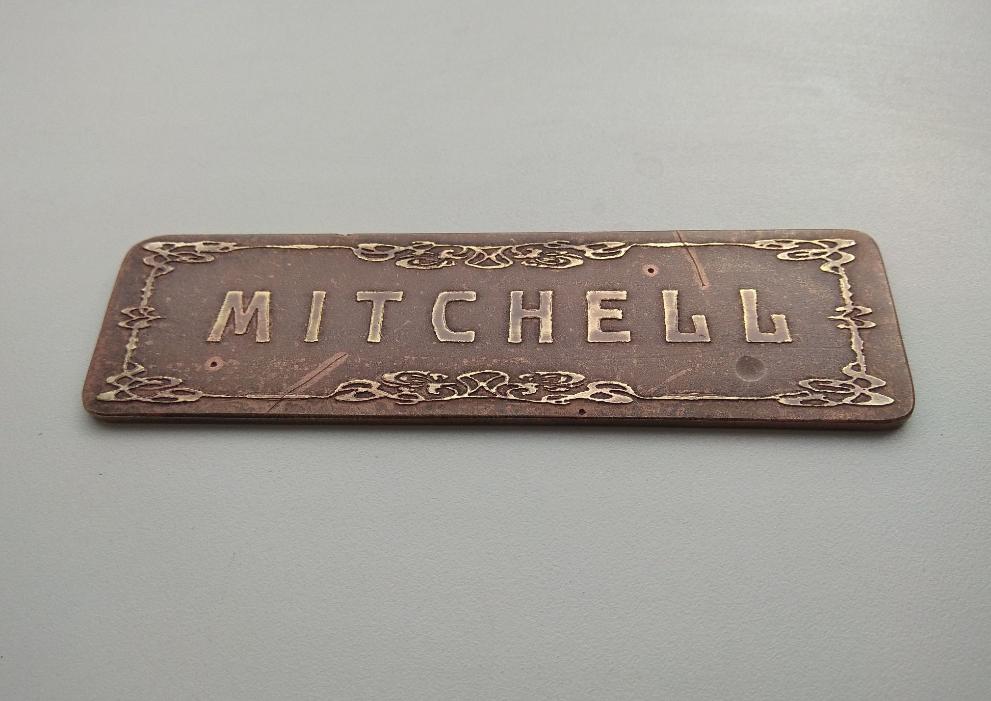 Custom Brass Door Sign, Outdoor Sign, Personalized Business Gift, Loft