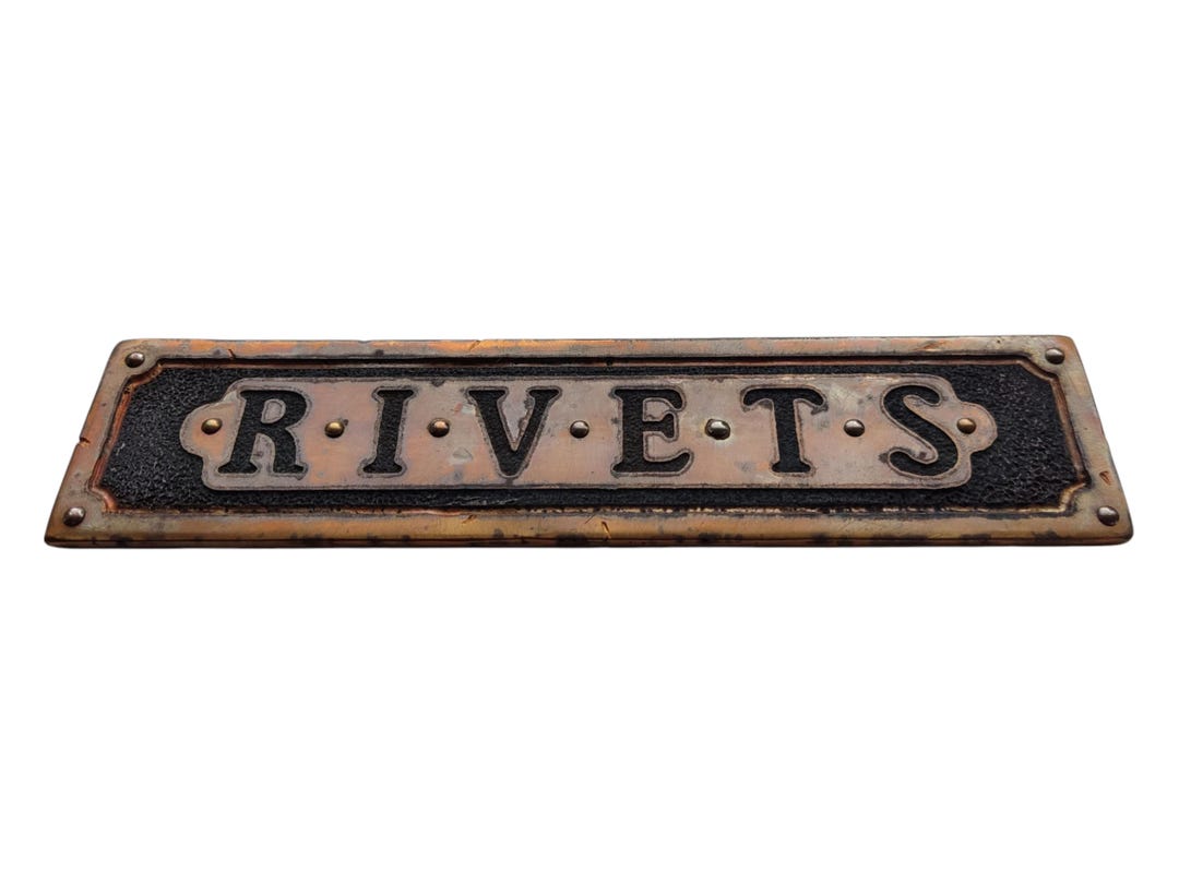 Custom Brass Name Plate, Antique Signage, Door Sign, Home Vintage Decor ...