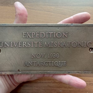 Custom Brass Name Plate, Antique Signage, Door Sign, Home Vintage Decor, Personalized House Name, Outdoor Retro Home Plaque, Man Cave Gift