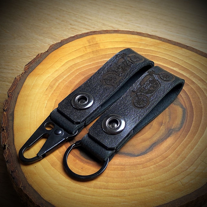 Motorcycle Carabiner Keychain, Motorcycle Charm, Snap for A Belt Loop ...