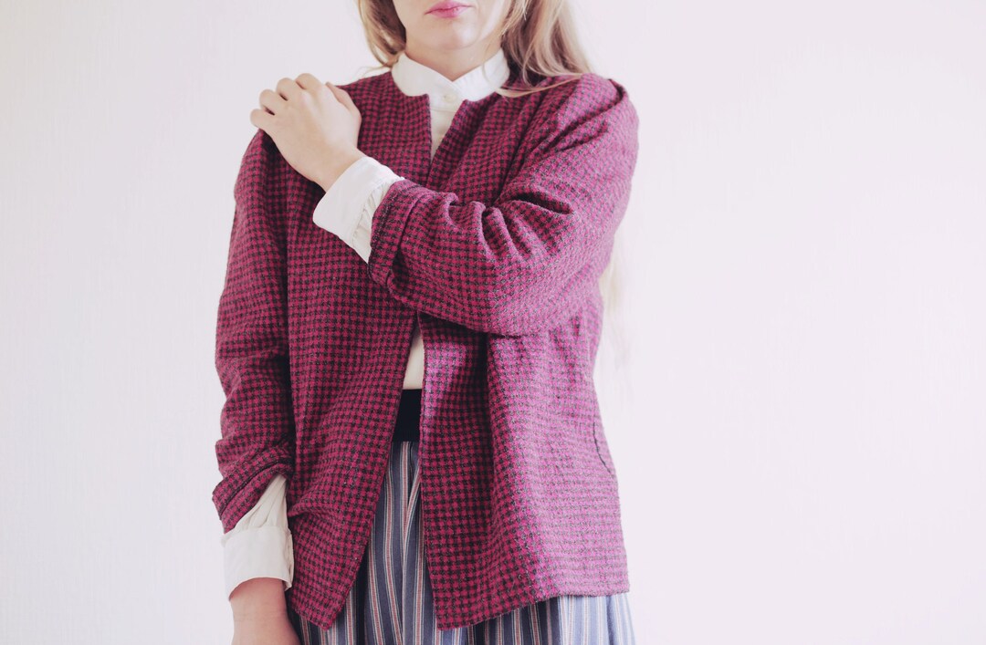gingham classical jacket main image 0