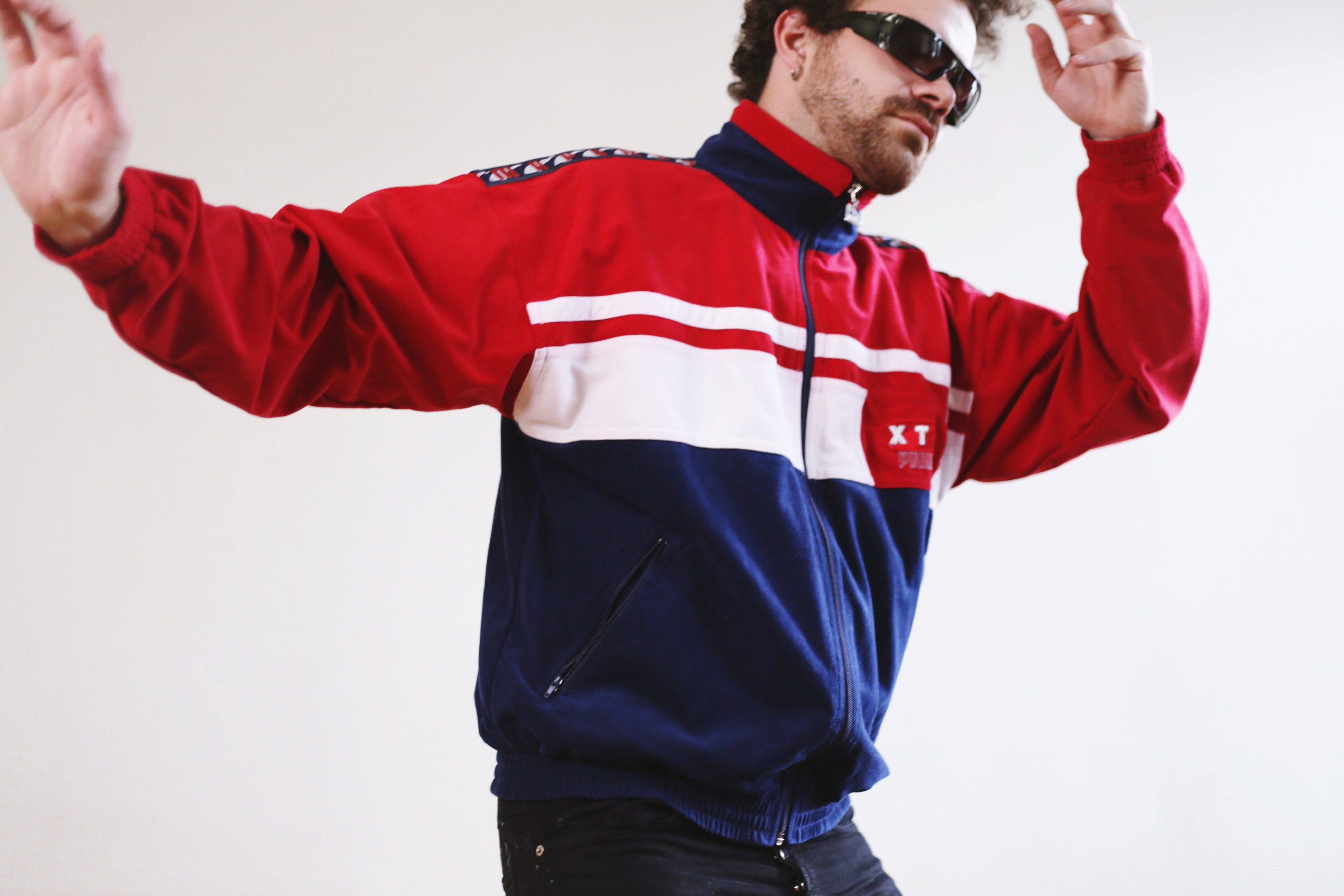 トップス Y2K archive PUMA Brown Track Jacket Vintage Puma Track Jacket Mens Large L Brown/Orange Full Zip