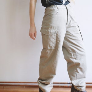 Vintage SNOWBOARD PANTS Gray Baggy Ski 