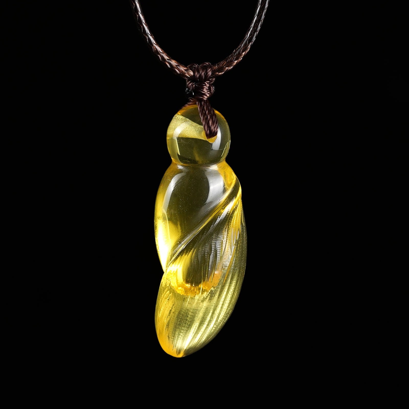 Interesting Amber Pendant Hand Carved Amber Jewelry Unique Etsy
