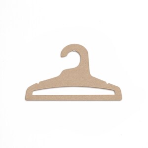 Percha de cartón para ropa infantil M-02 / 10 piezas