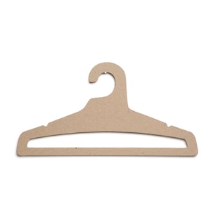 Percha de cartón para ropa D-02 / 10 piezas