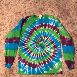 Tie-Dye Long. Sleeve T-shirt