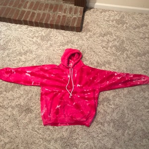 Tie Dyed Hoodie Sweatshirt