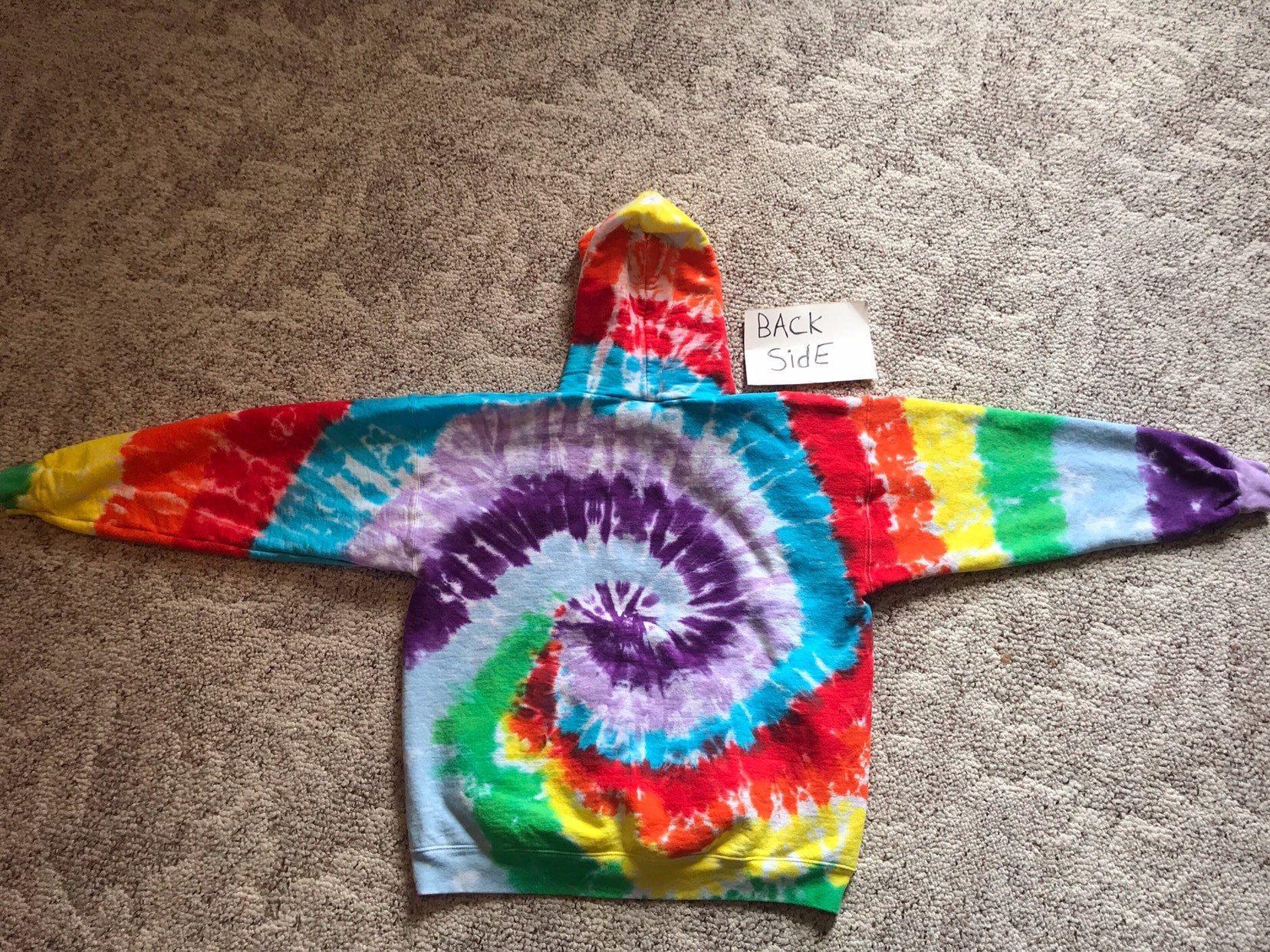saint laurent sweatshirt tie dye