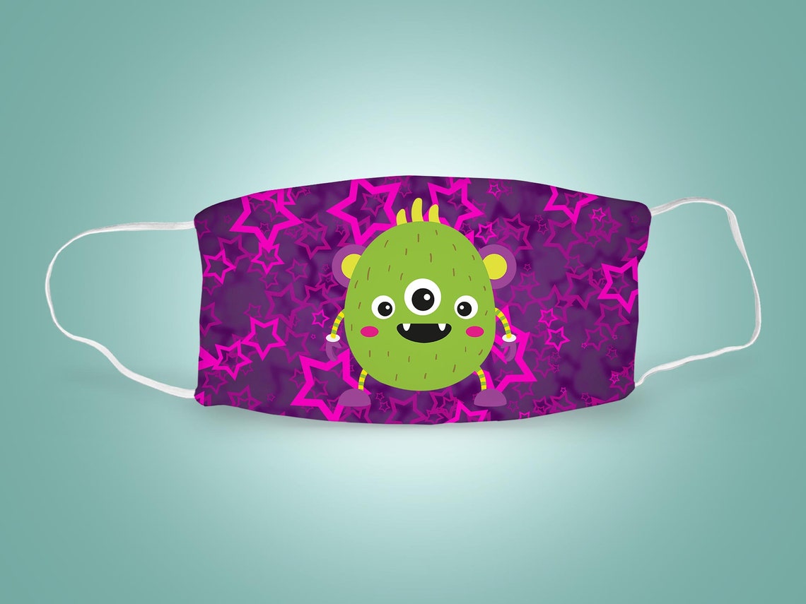 Kids Face Mask Designs HUGE BUNDLE Facemask Sublimation Design Etsy