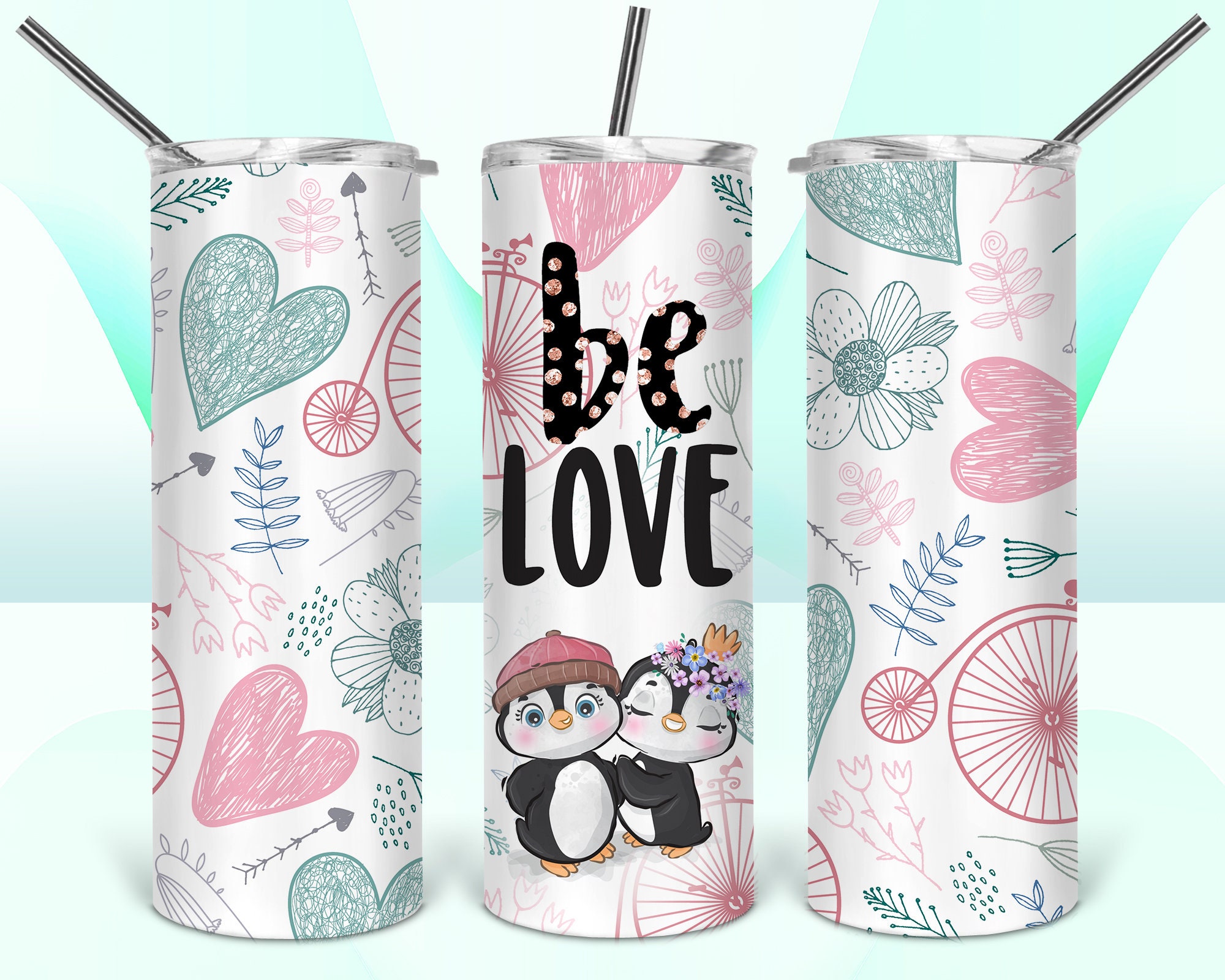 LOVE Tumbler Design Tumbler Digital Designs Tumbler PNG Etsy