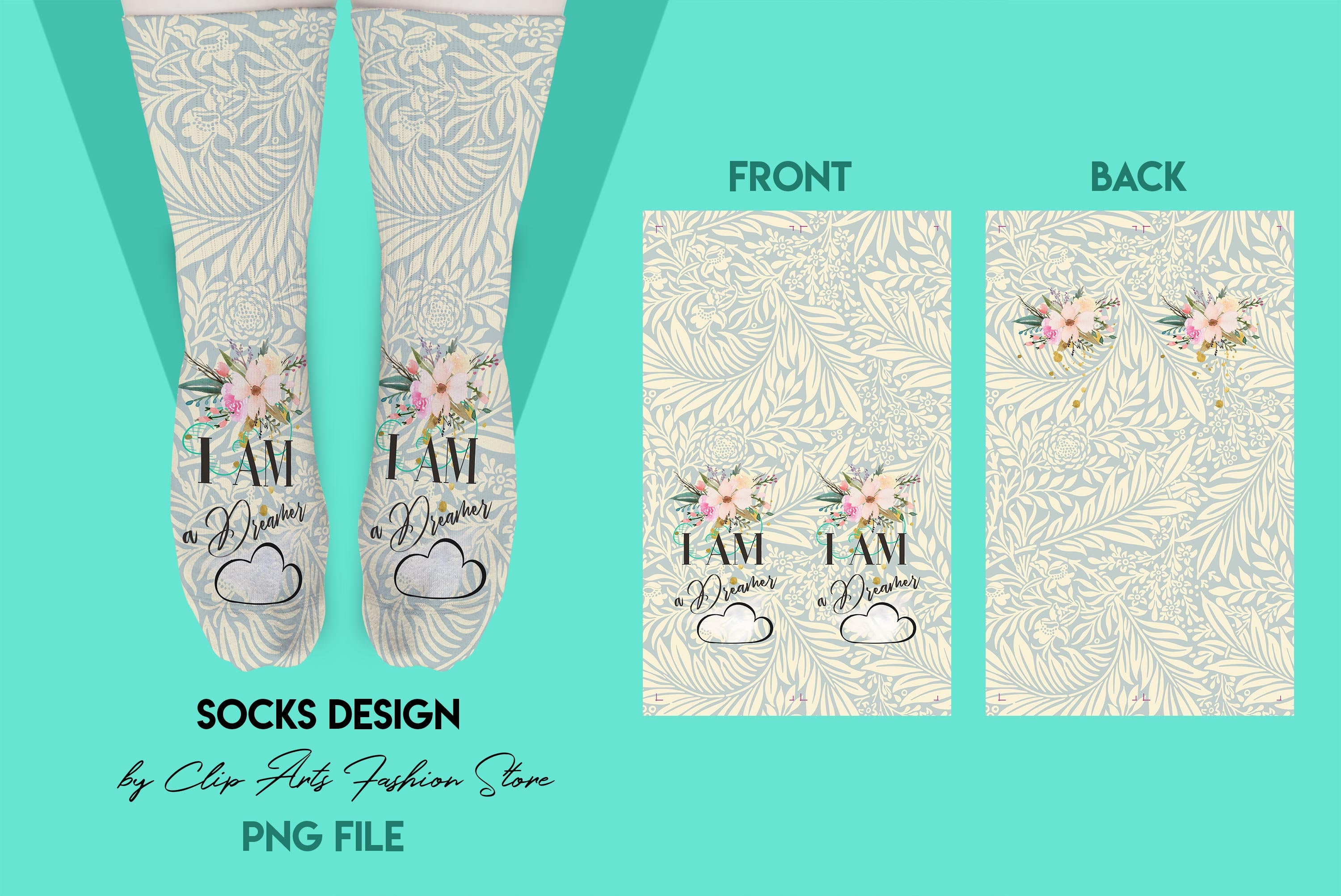 Sock Sublimation Template Sock Sublimation Template