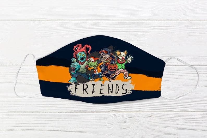 HALLOWEEN Face Mask Designs Facemask Sublimation HALLOWEEN Etsy