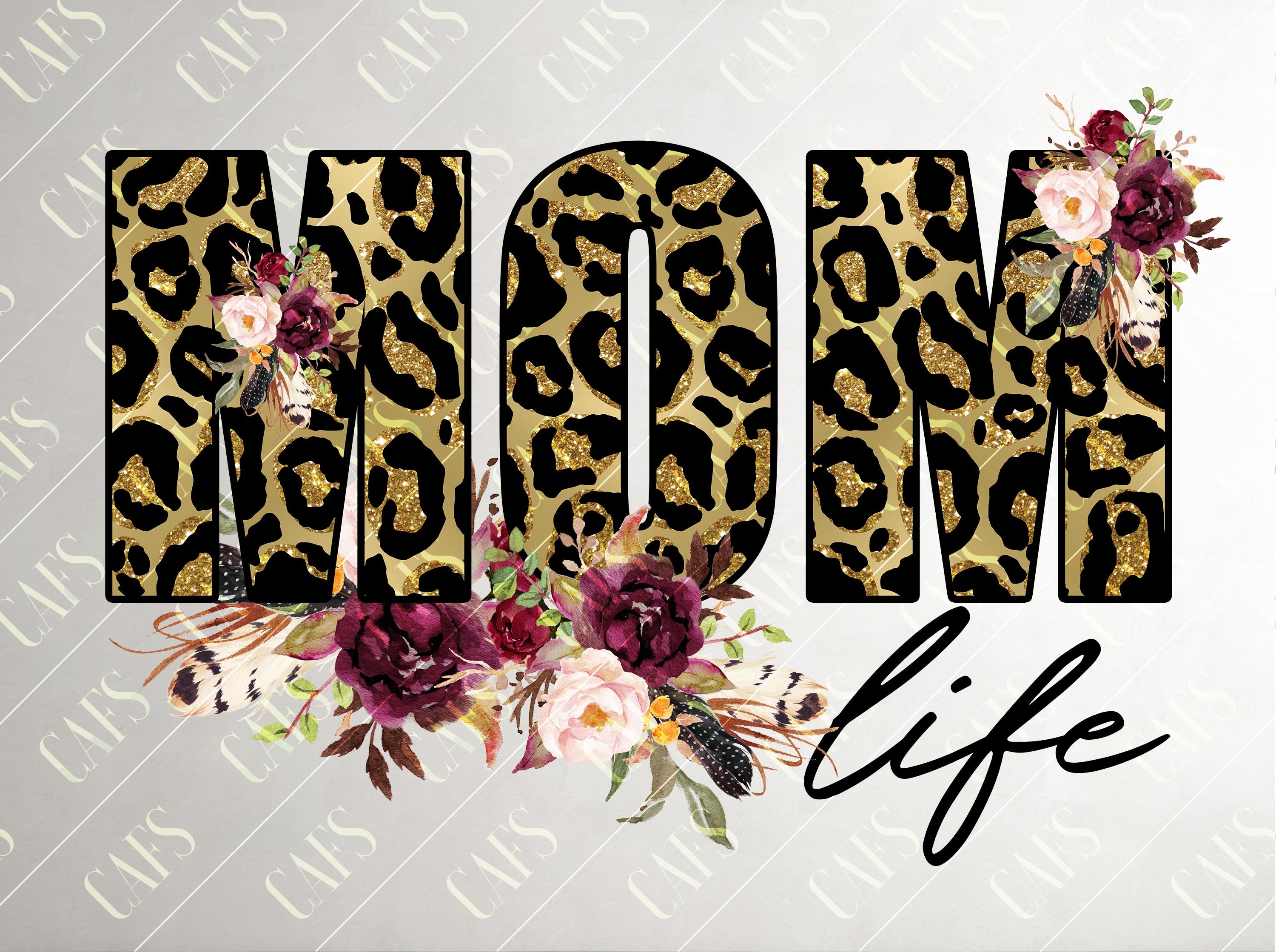 MOTHERS DAY Mom Life Template Design for Sublimation Printing Etsy