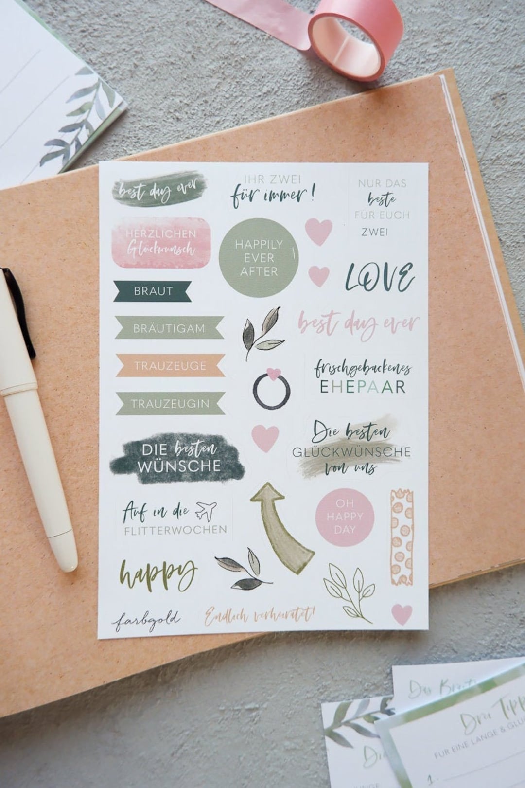 Wedding Guest Book Sticker Set // Wedding Stickers, Make Your Own ...