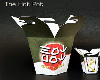 The Hot Pot Inspired Take-Out Box Pattern