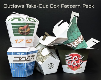 Star Wars: Outlaws Inspired Take-Out Box Pattern Pack