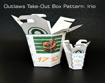 Irio Food Stand Inspired Take-Out Box Pattern