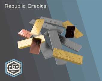 Archivo 3D de créditos de la República Galáctica