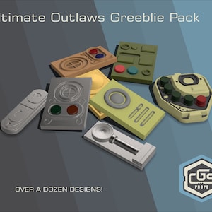 Ultimate Outlaws Greeblie 3D File Pack