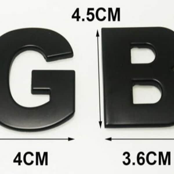 Self Adhesive Car Letters Etsy