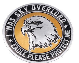 Eagle Protect ME Car Decoration 3D aluminum Auto Stickers Emblem Badge Decal.