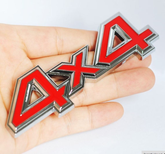 Metall 3D 4x4 Auto Auto Auto Sticker 4 Drive Emblem Abzeichen für